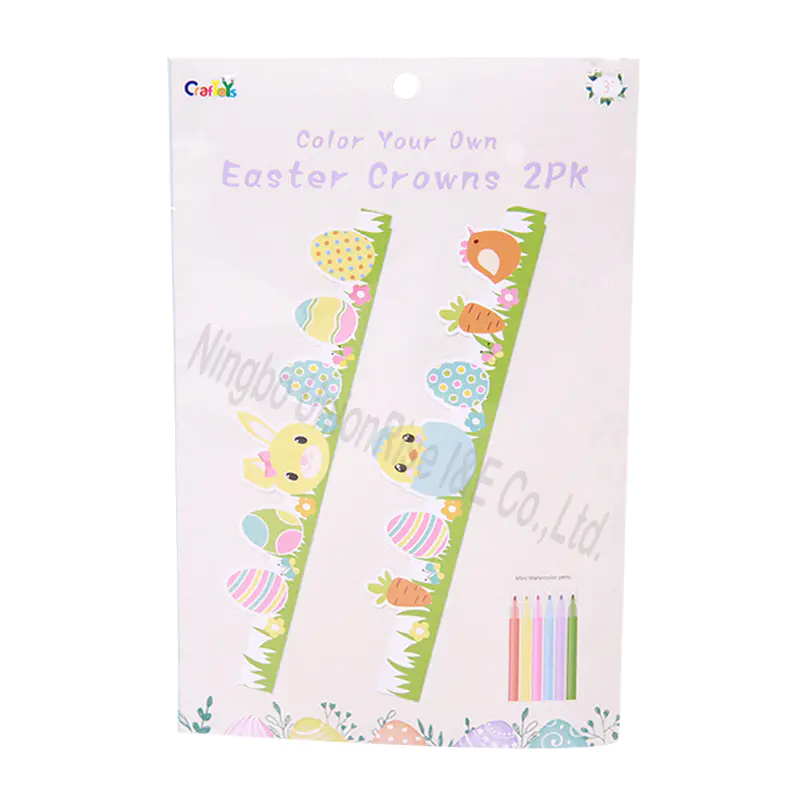 Color Your Own Easter Crowns 2PK