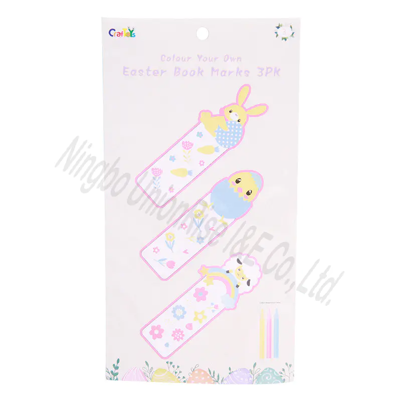 Colour Your Own Easter Book Marks 3PK