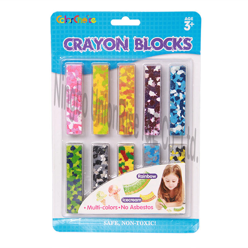 Crayon Blocks Multi-colors 10 Pieces