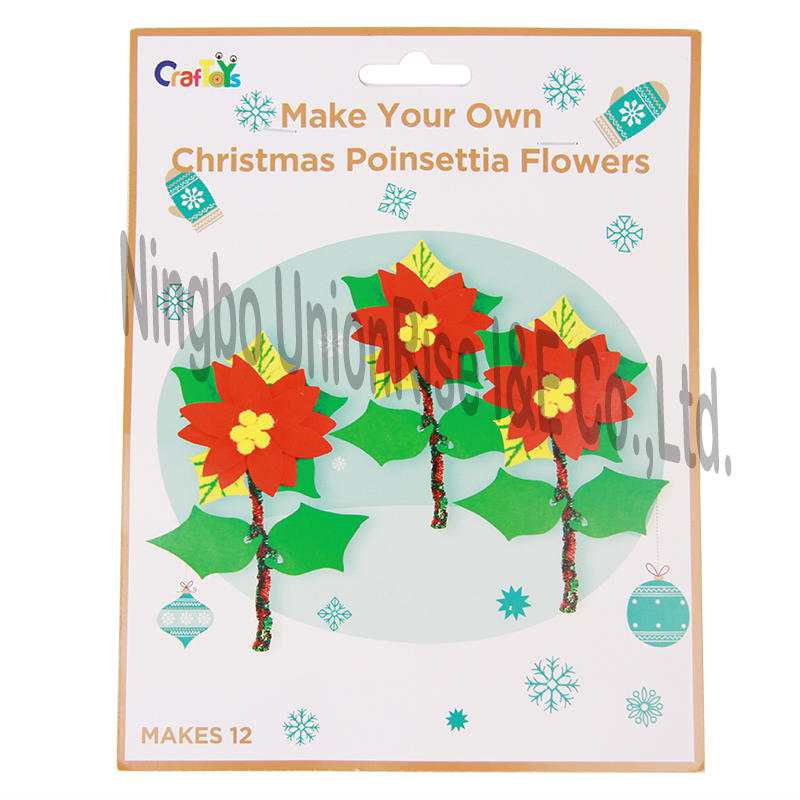 Make Your Own Christmas Poinsettia Flowers