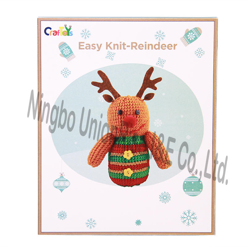 Easy Knit-Reindeer