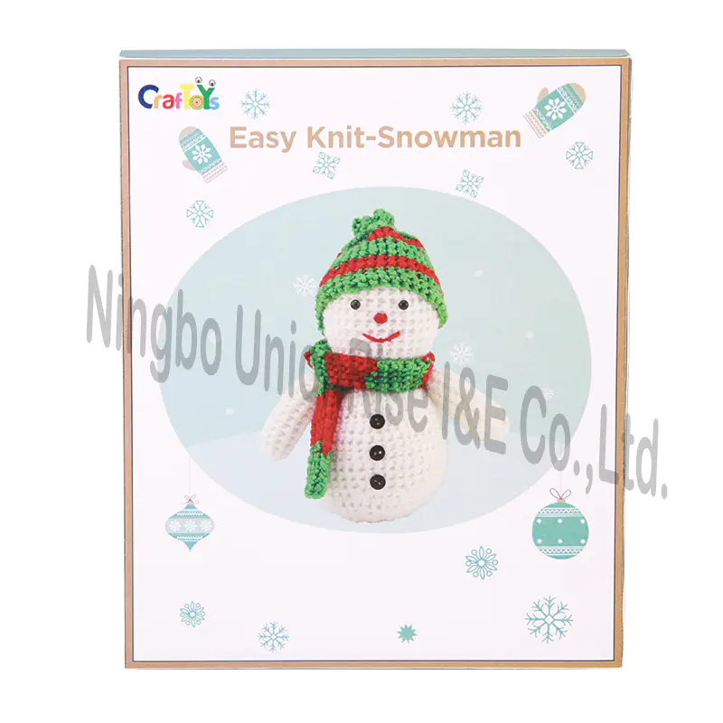 Easy Knit-Snowman Craft Set