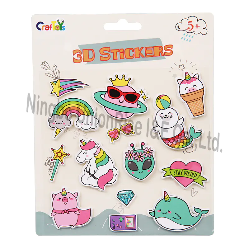 3D Stickers For Kids