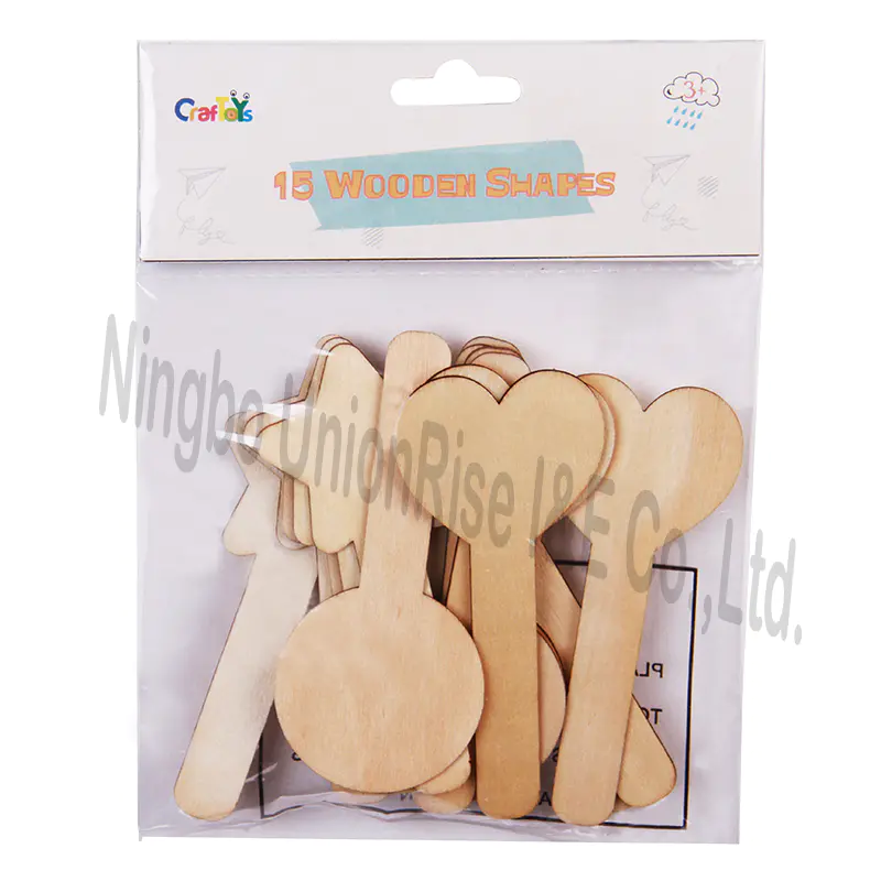 15 Wooden Shapes