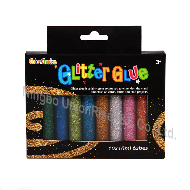Glitter Glue 10 x 10ml