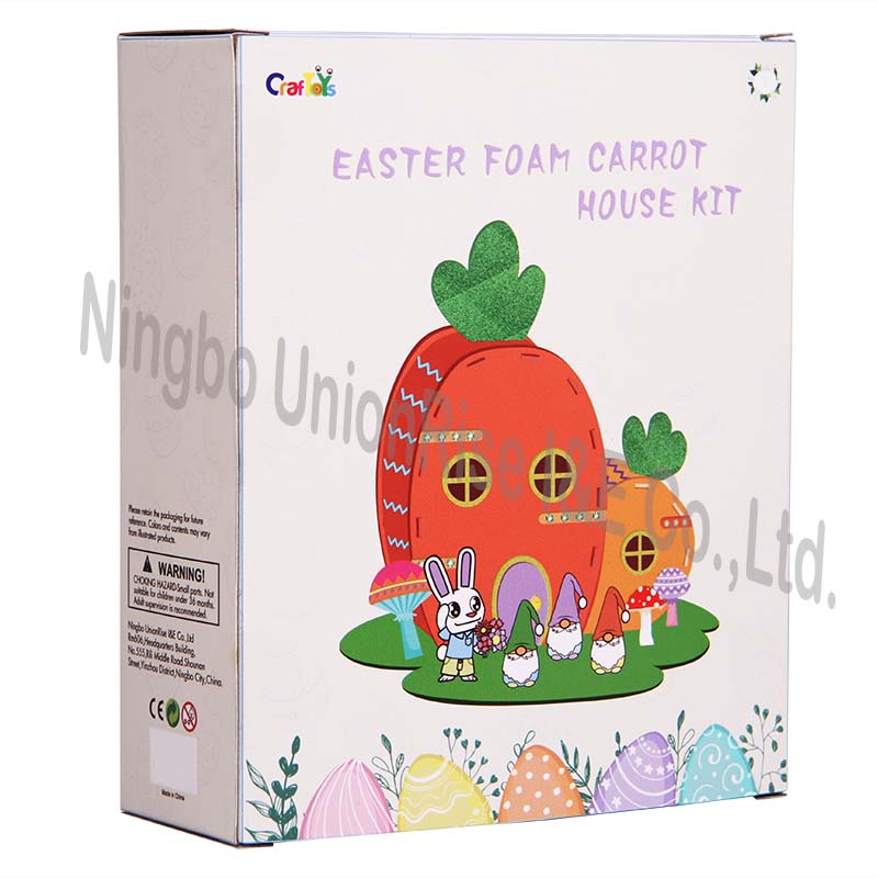 Easter Foam Carrot House Kit