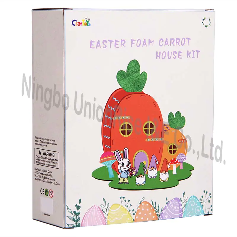 Easter Foam Carrot House Kit