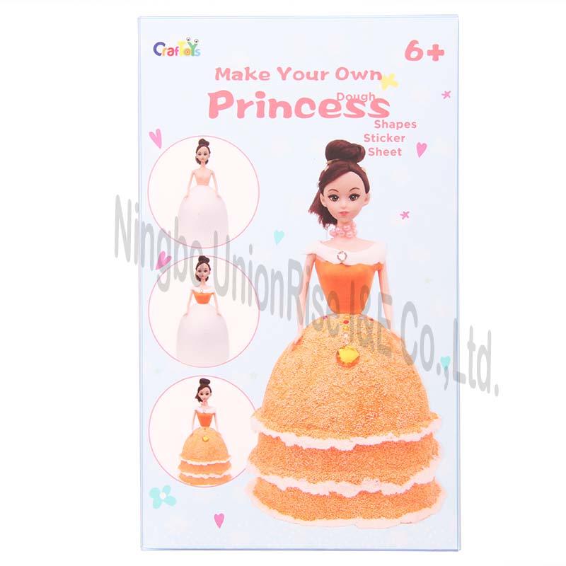 Make Your Own Dough Princess Orange Dress