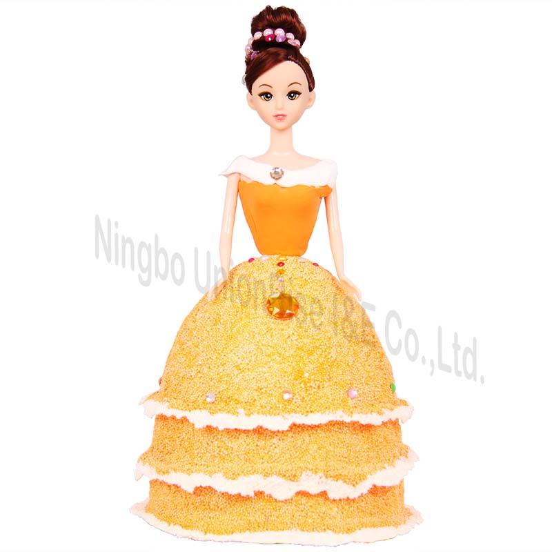 Make Your Own Dough Princess Orange Dress