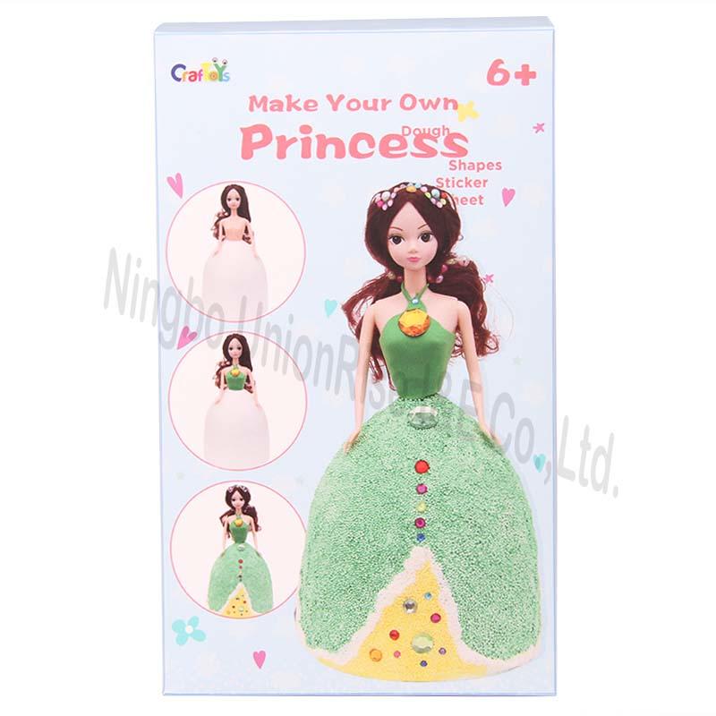 Make Your Own Dough Princess Green Dress