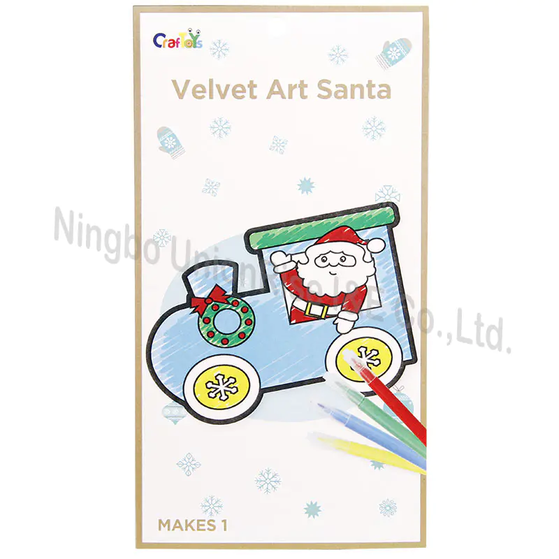 Velvet Art Santa