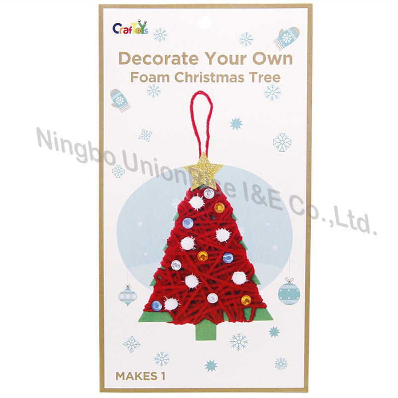 Decorate Your Own Foam Christmas Tree