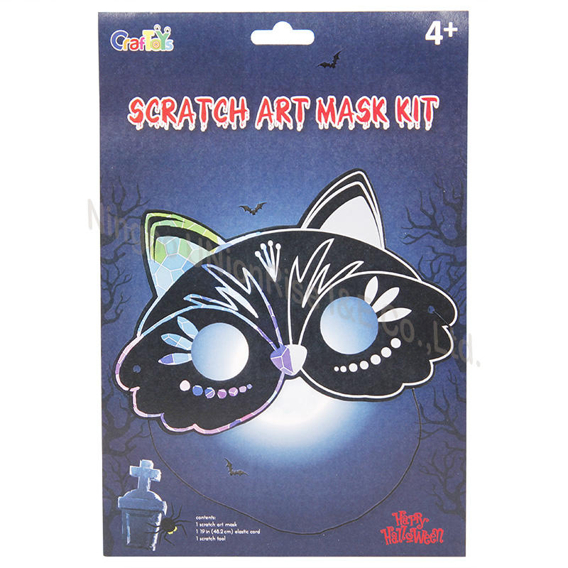 Scratch Art Mask Kit - Cat