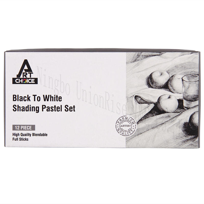 Black To White Shading Pastel Set