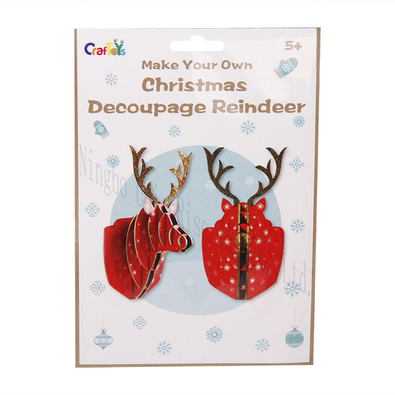 Make Your Own Christmas Decoupage Reindeer