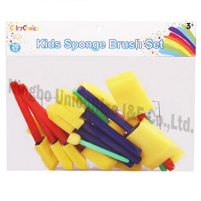 Kids Sponge Brush Set