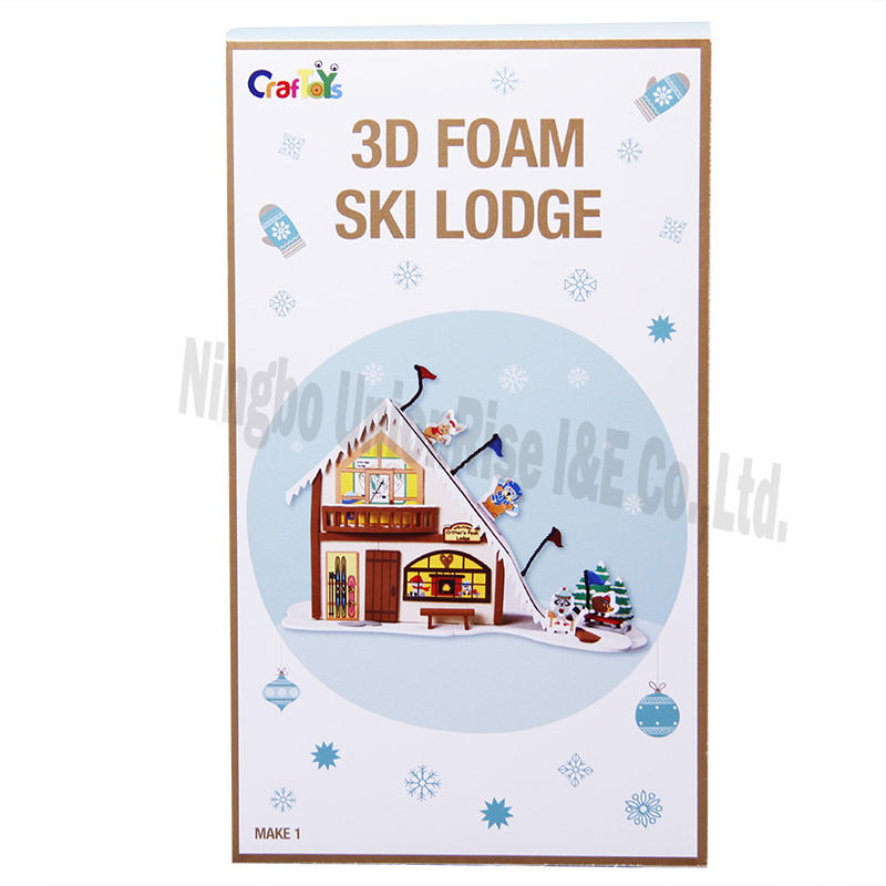 3D Foam Ski Lodge