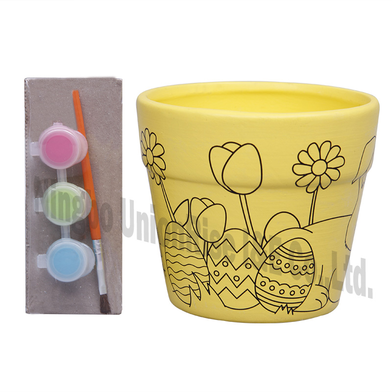 Color Your Own Flower Pot