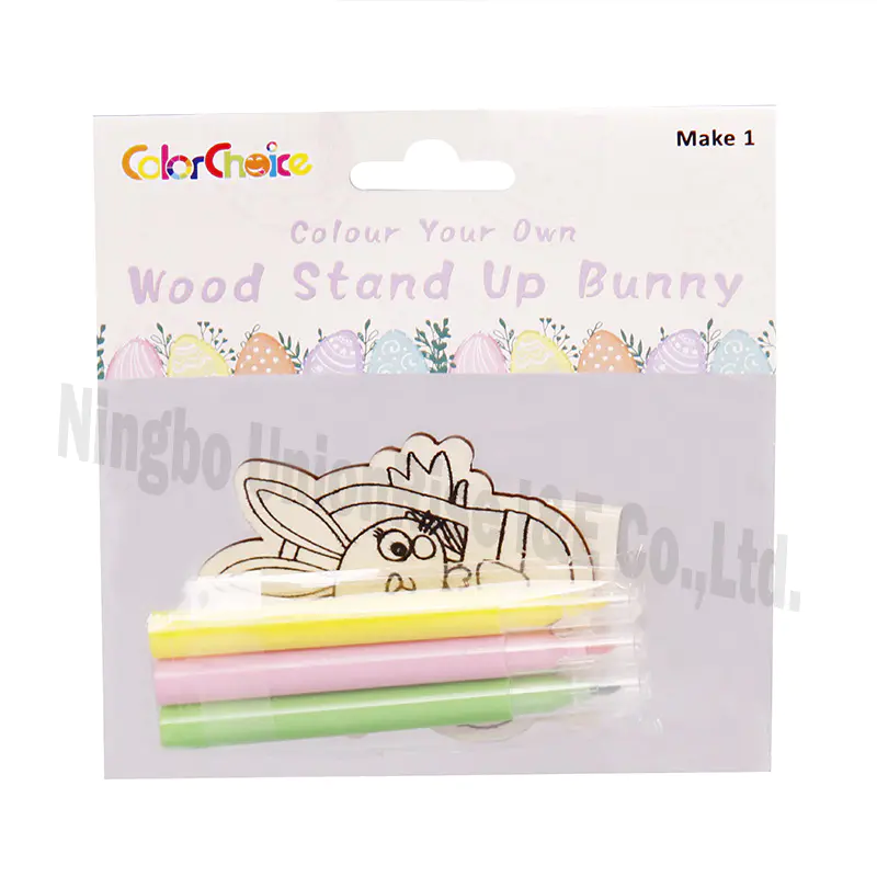 Color Your Own Wood Stand Up Bunny