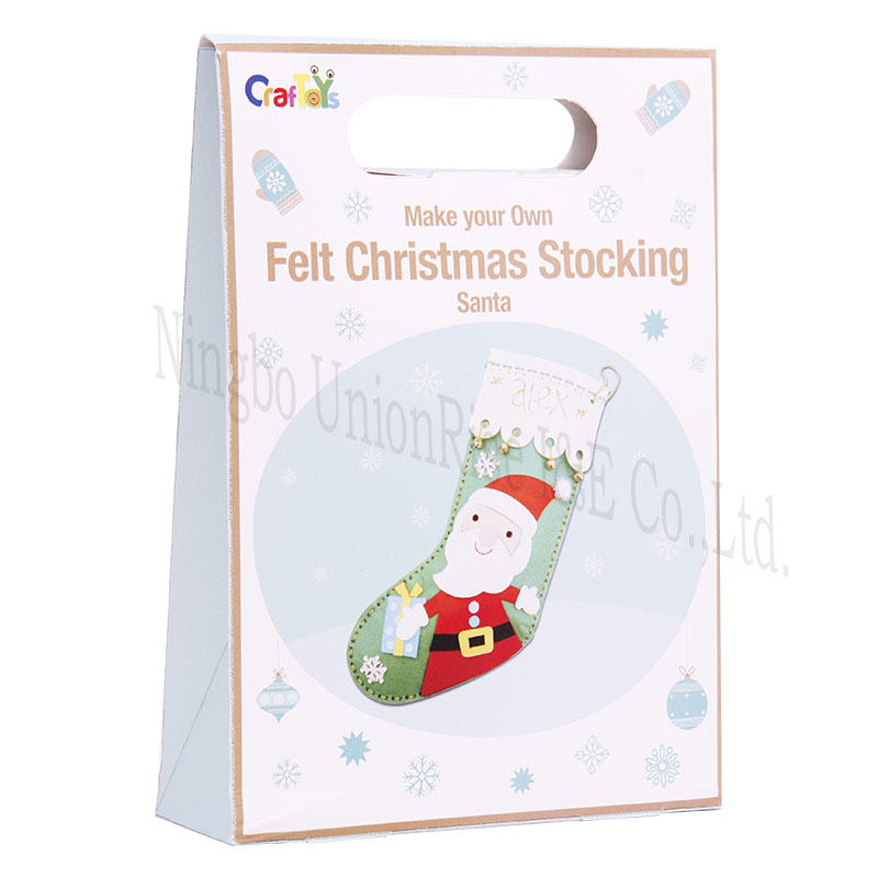 Make your Own Felt Christmas Stocking Santa