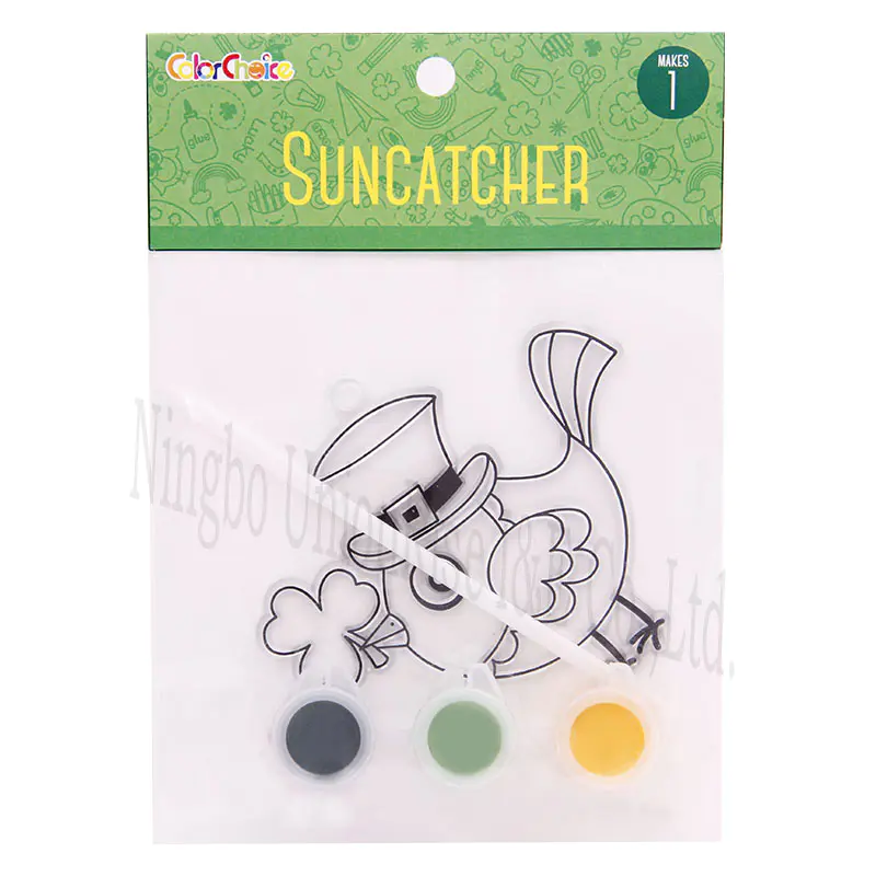 Custom suncatchers painting kit peace for business for kids