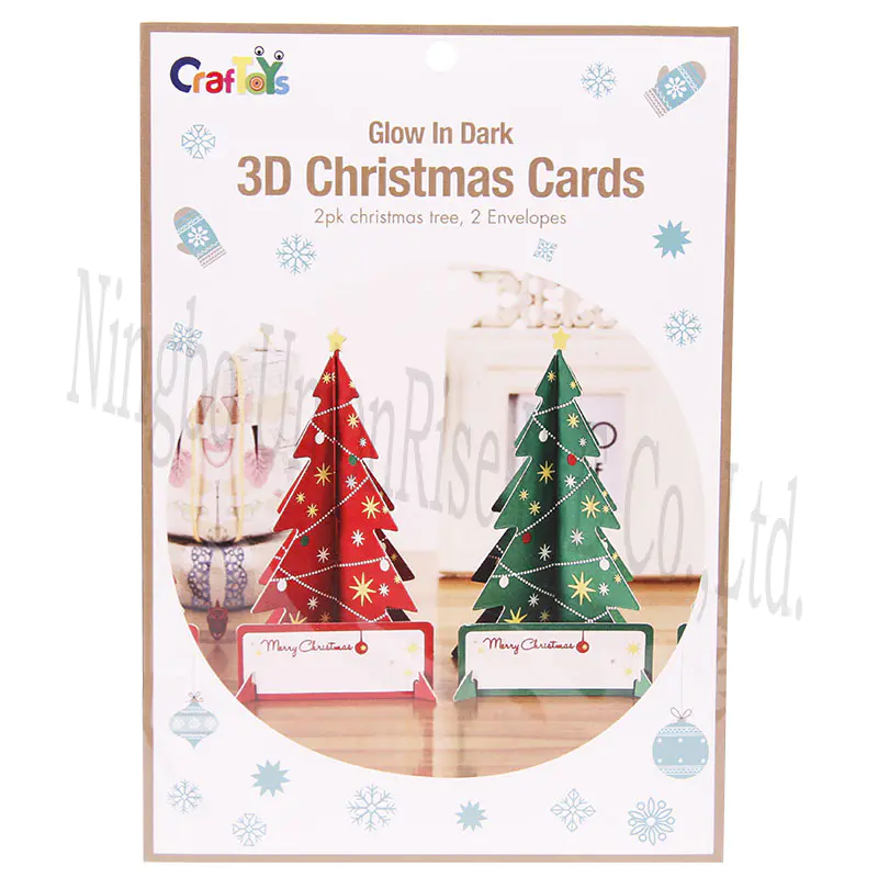 Glow In Dark 3D Christmas Cards
