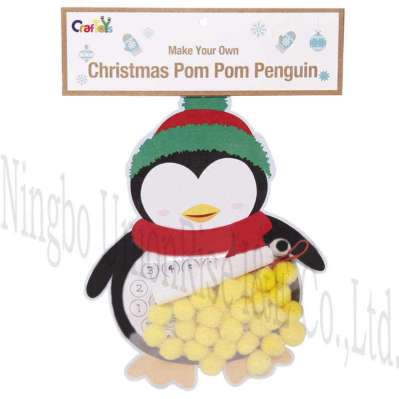 Make Your Own Christmas Pom Pom Snowman