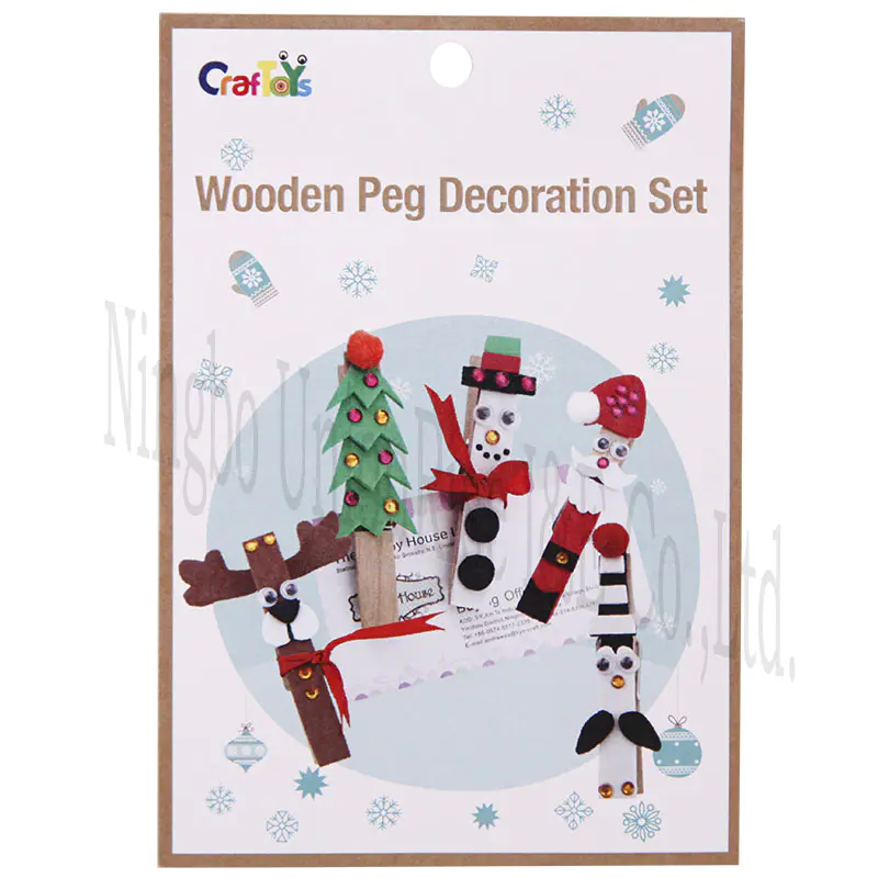 Wooden Peg Decoration Set