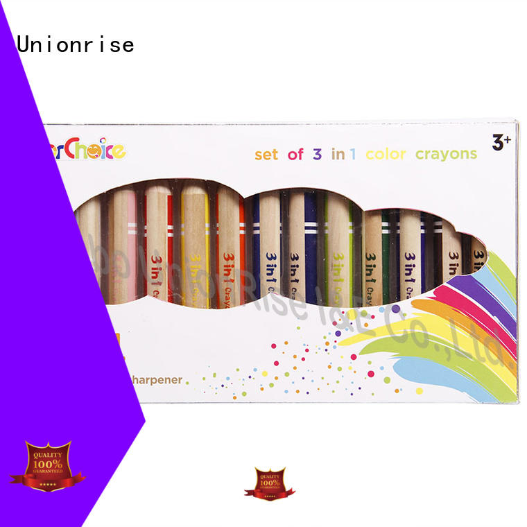 Unionrise kids crayons bulk production from top manufacturer