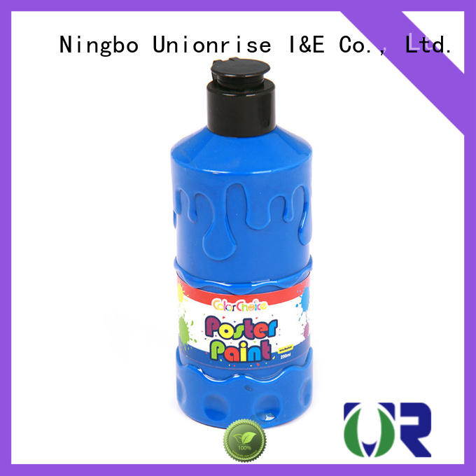Unionrise popular washable poster paint free sample for wholesale