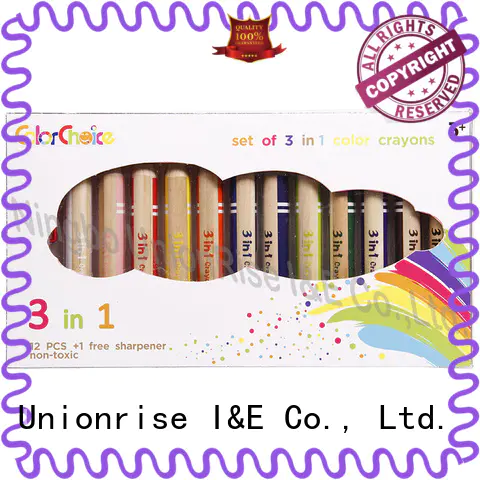 Unionrise universal kids crayons high-quality for play