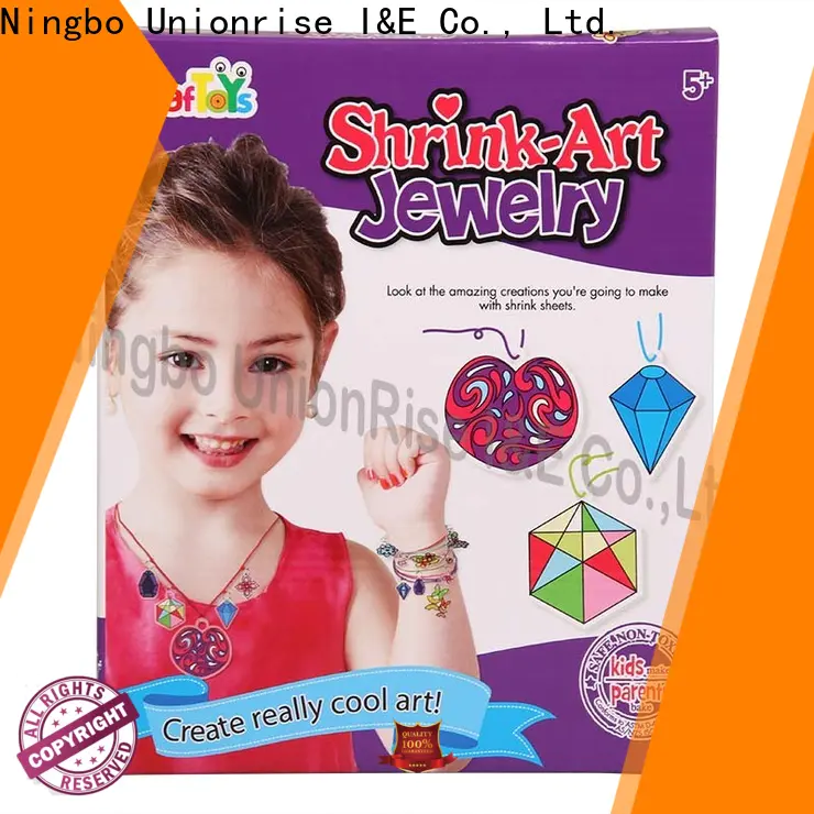 Custom shrink art kit chain factory for children