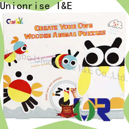 Unionrise wooden wood craft kits factory for kids